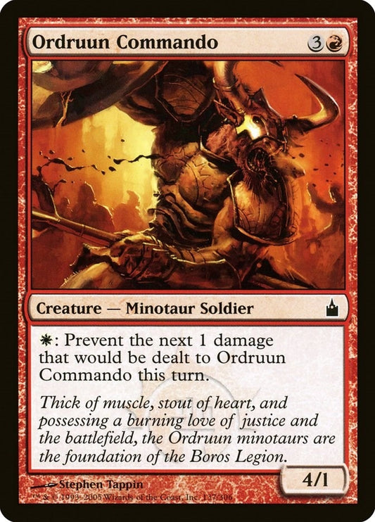 Image for Ordruun Commando (137) - Magic: The Gathering