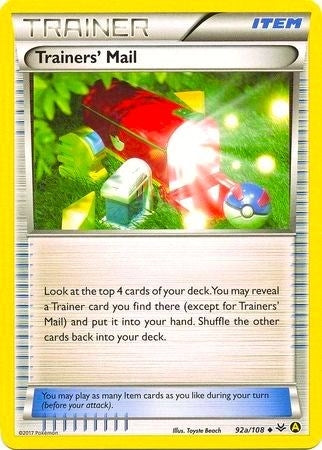 Image for Trainers' Mail - 92a/108 (Non-Holo) (092a/108) - Pokemon