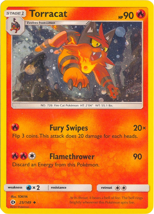 Image for Torracat - 25/149 (Cosmos Holo) (025/149) - Pokemon