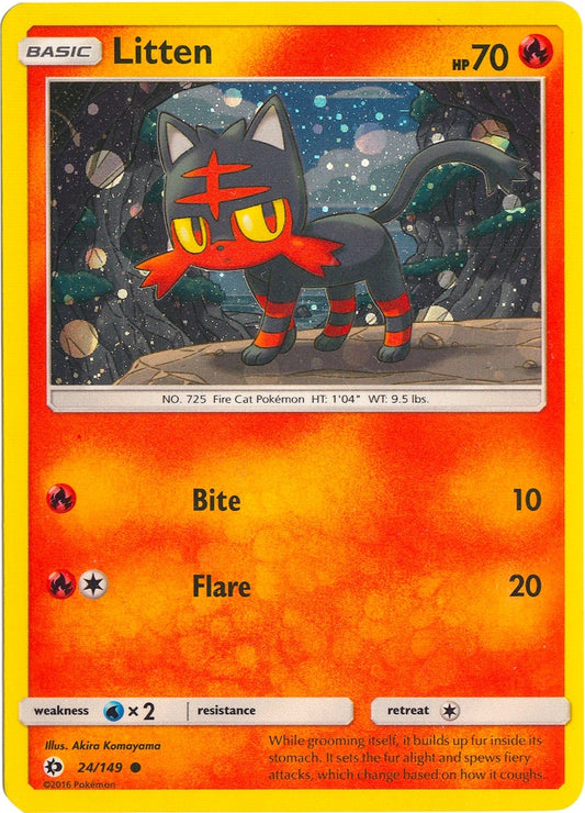 Image for Litten - 24/149 (Cosmos Holo) (024/149) - Pokemon