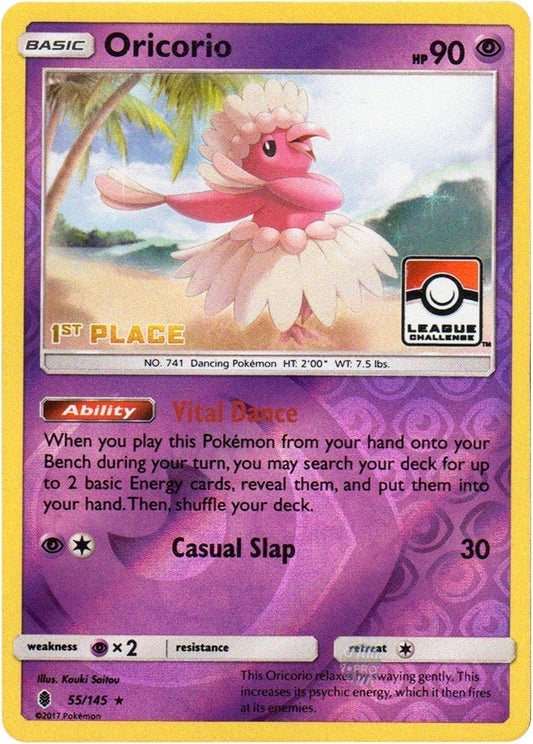 Image for Oricorio - 55/145 (League Challenge) [1st Place] (055/145) - Pokemon