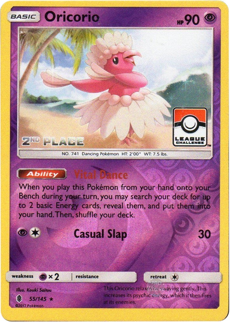 Image for Oricorio - 55/145 (League Challenge) [2nd Place] (055/145) - Pokemon