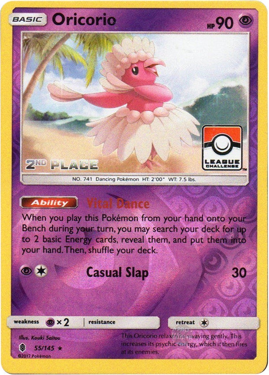 Image for Oricorio - 55/145 (League Challenge) [2nd Place] (055/145) - Pokemon