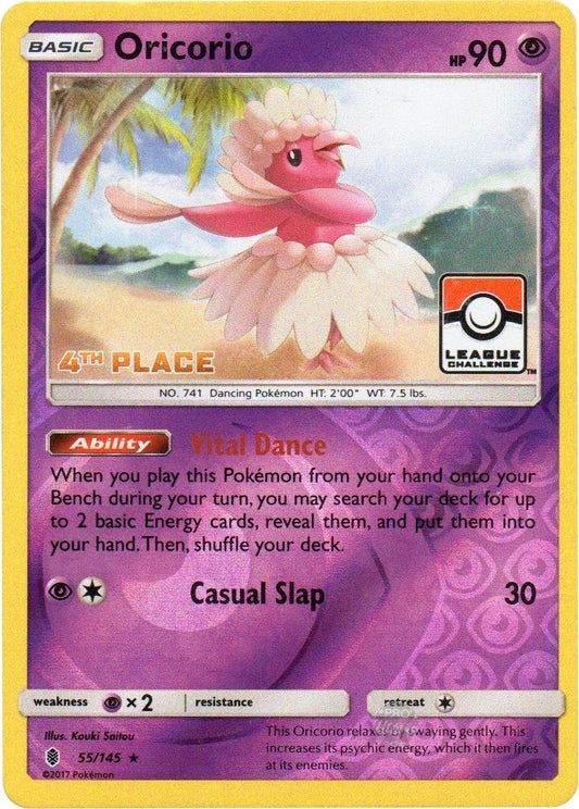 Image for Oricorio - 55/145 (League Challenge) [4th Place] (055/045) - Pokemon