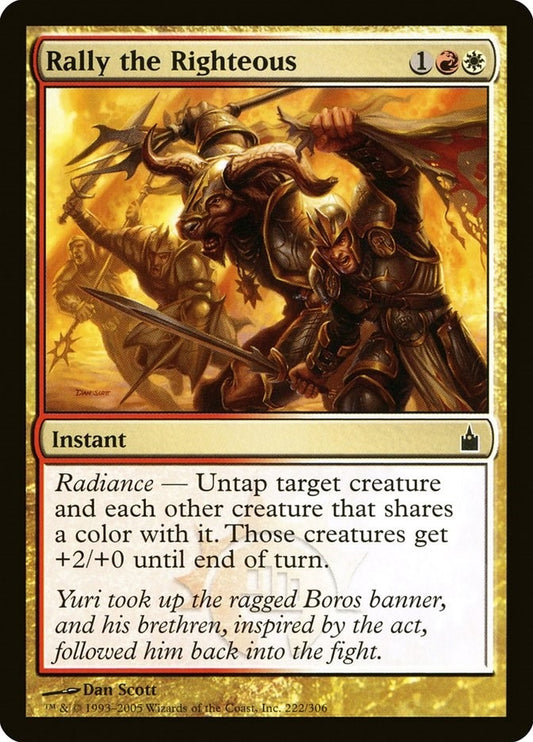 Image for Rally the Righteous (222) - Magic: The Gathering