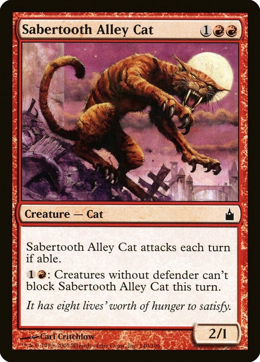 Image for Sabertooth Alley Cat (140) - Magic: The Gathering