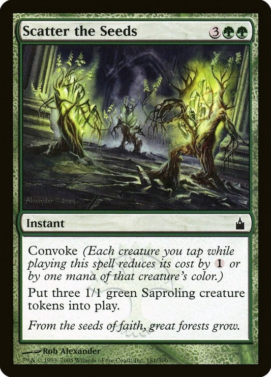 Image for Scatter the Seeds (181) - Magic: The Gathering