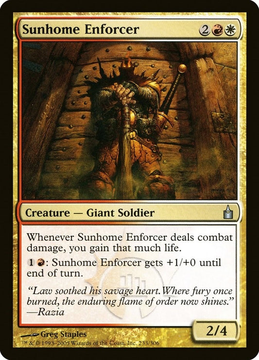 Image for Sunhome Enforcer (233) - Magic: The Gathering