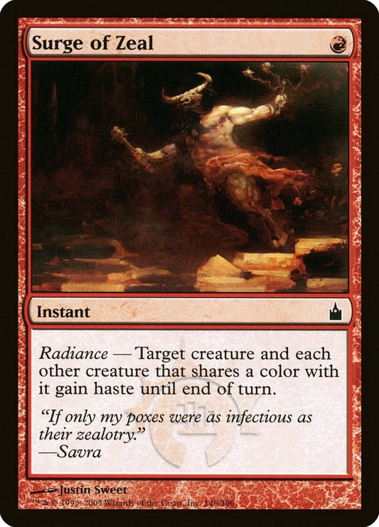 Image for Surge of Zeal (146) - Magic: The Gathering