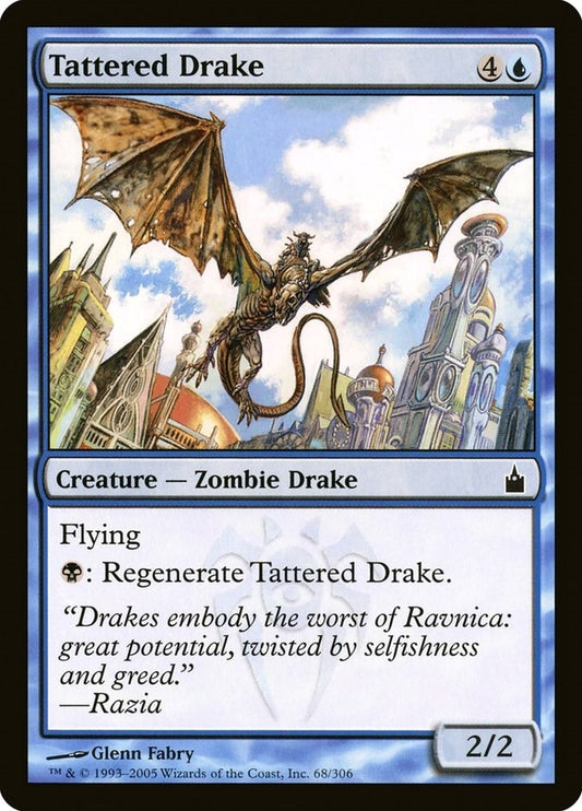 Image for Tattered Drake (68) - Magic: The Gathering