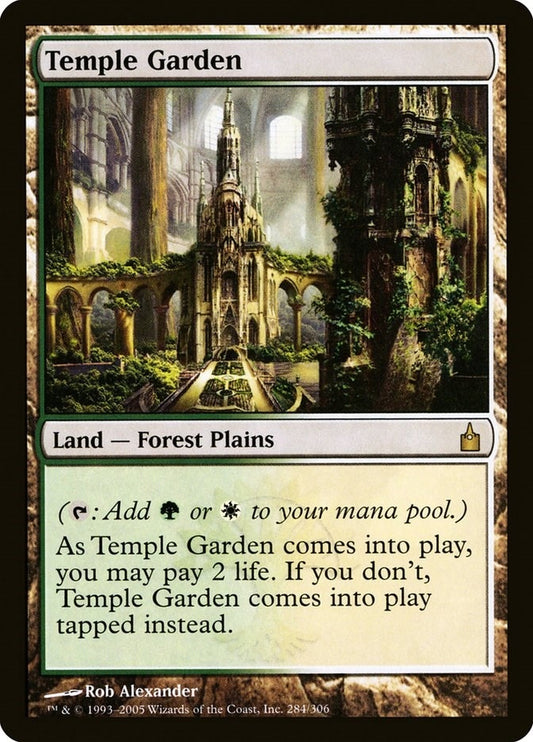 Image for Temple Garden (284) - Magic: The Gathering