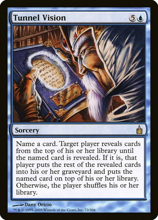 Image for Tunnel Vision (72) - Magic: The Gathering
