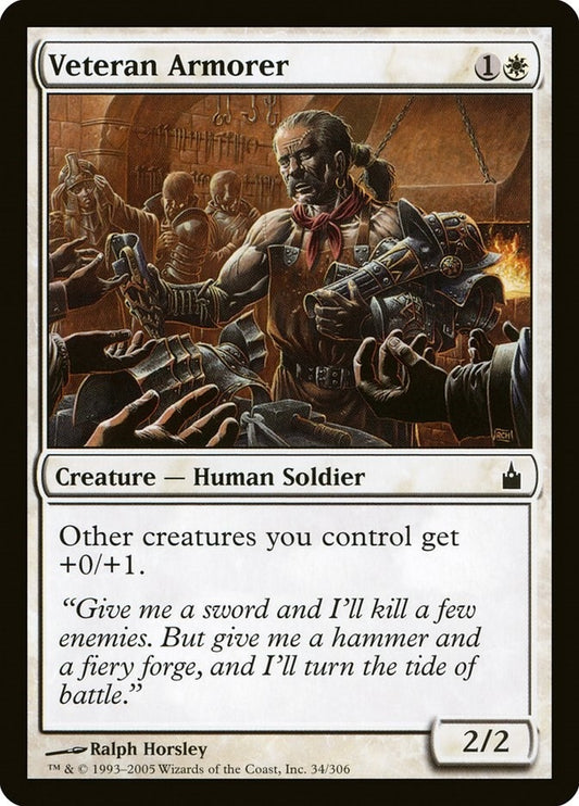Image for Veteran Armorer (34) - Magic: The Gathering