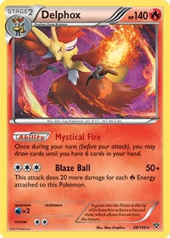 Image for Delphox - 26/146 (XY Base Set) (026/146) - Pokemon