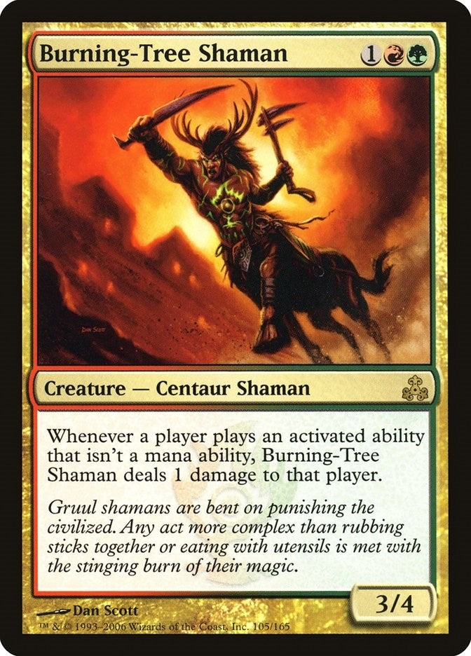 Image for Burning-Tree Shaman (105) - Magic: The Gathering