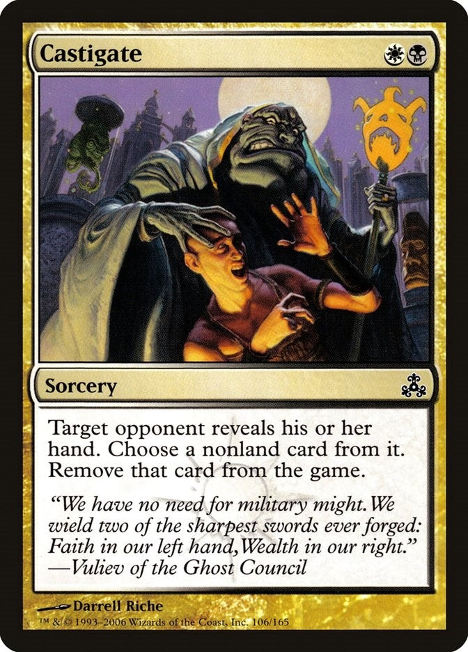 Image for Castigate (106) - Magic: The Gathering