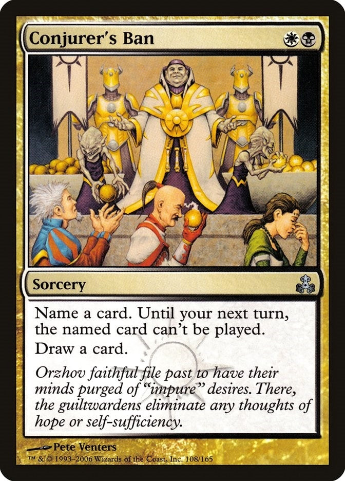 Image for Conjurer's Ban (108) - Magic: The Gathering