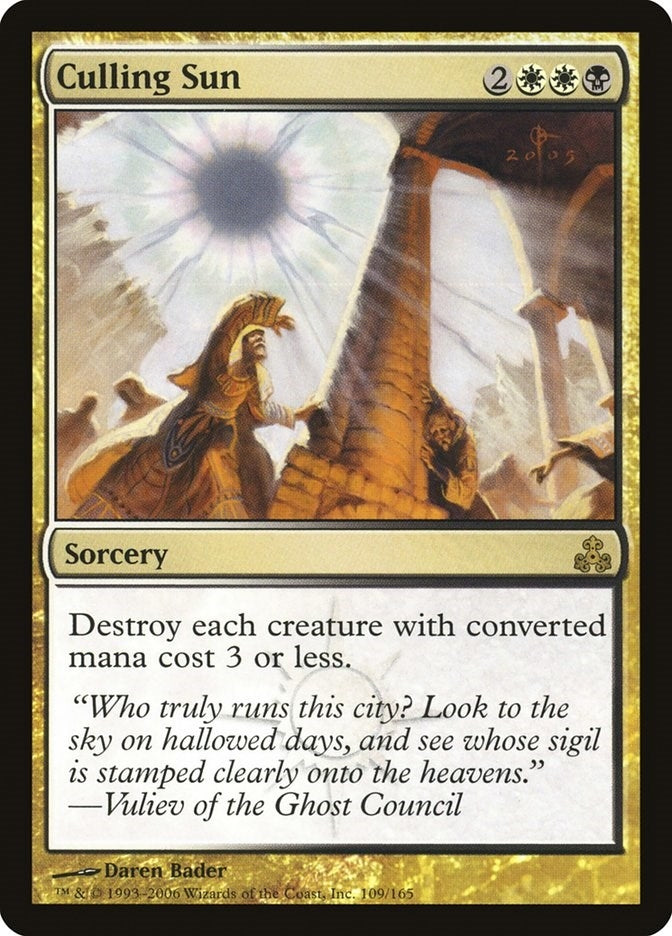 Image for Culling Sun (109) - Magic: The Gathering