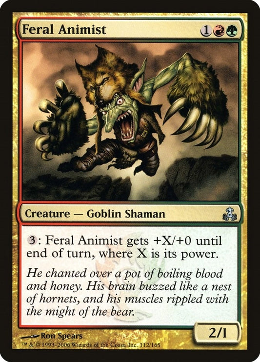 Image for Feral Animist (112) - Magic: The Gathering