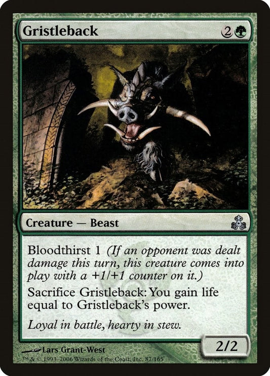 Image for Gristleback (87) - Magic: The Gathering