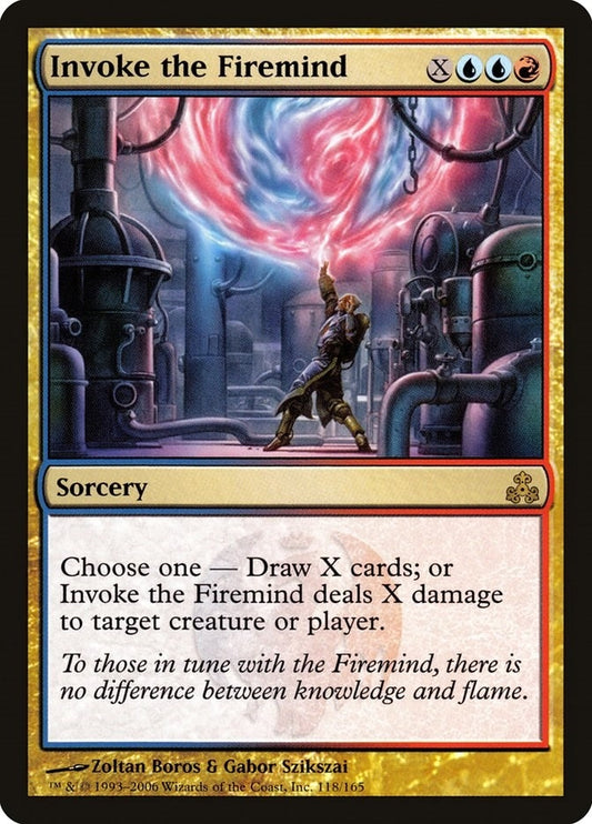 Image for Invoke the Firemind (118) - Magic: The Gathering