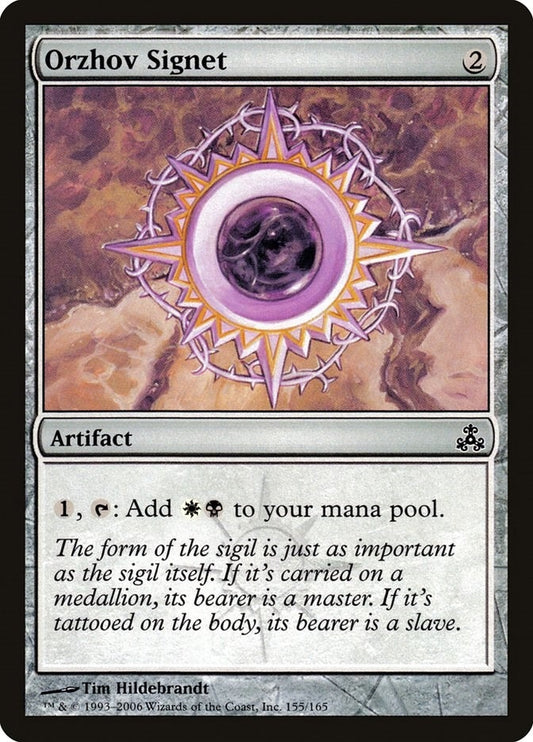 Image for Orzhov Signet (155) - Magic: The Gathering
