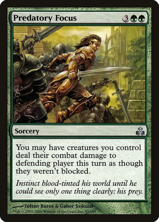 Image for Predatory Focus (92) - Magic: The Gathering