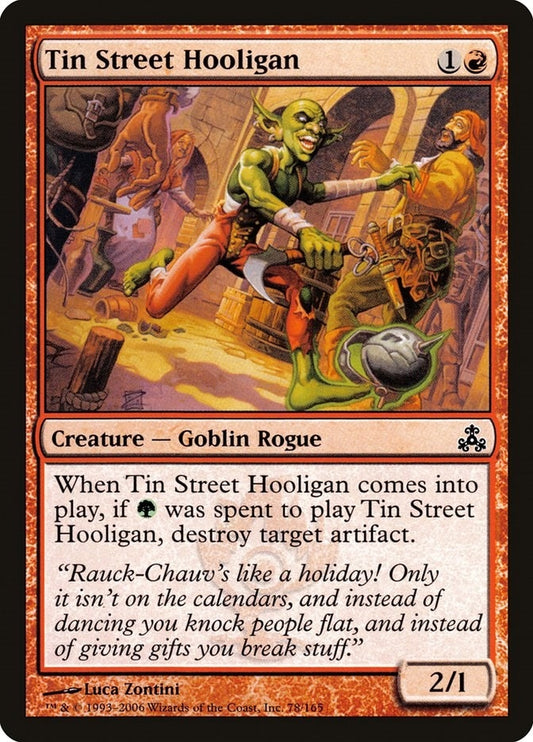 Image for Tin Street Hooligan (78) - Magic: The Gathering