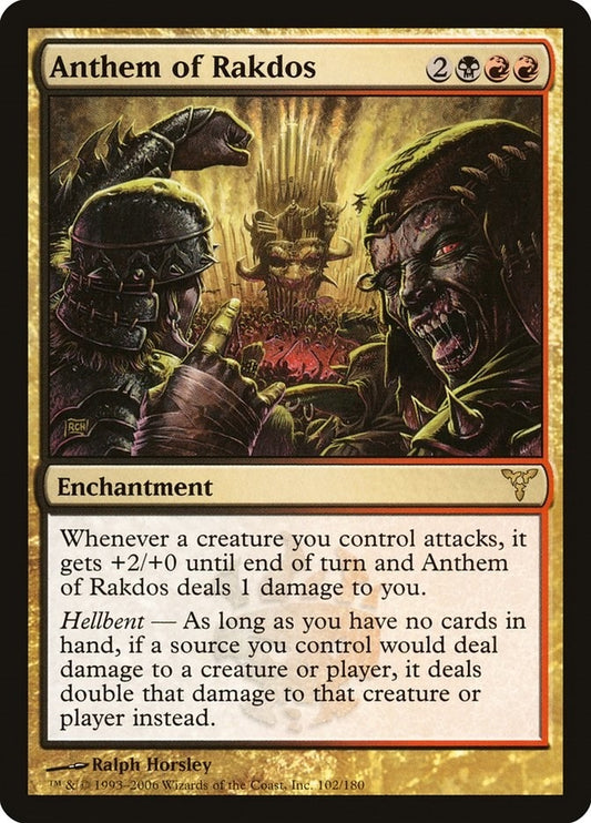 Image for Anthem of Rakdos (102) - Magic: The Gathering