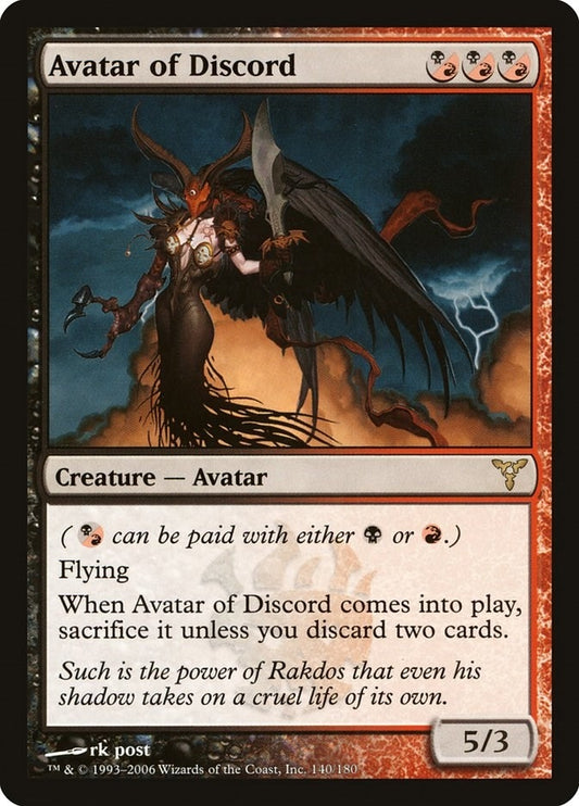 Image for Avatar of Discord (140) - Magic: The Gathering