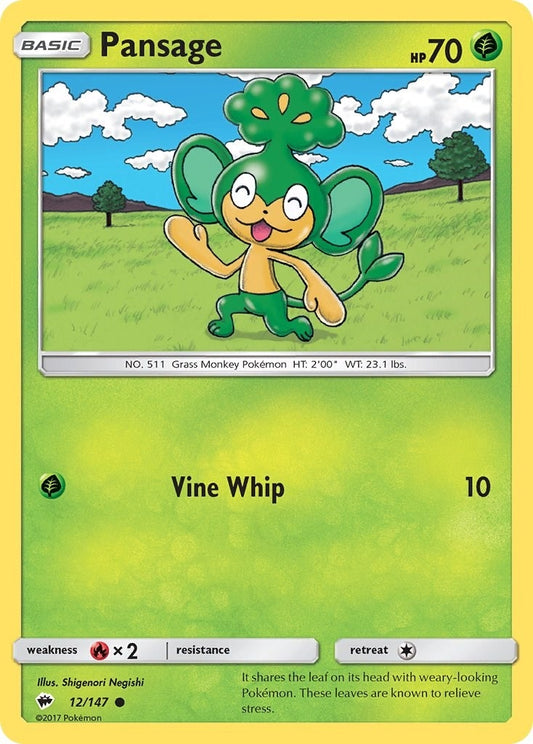 Image for Pansage (12/147) - Pokemon