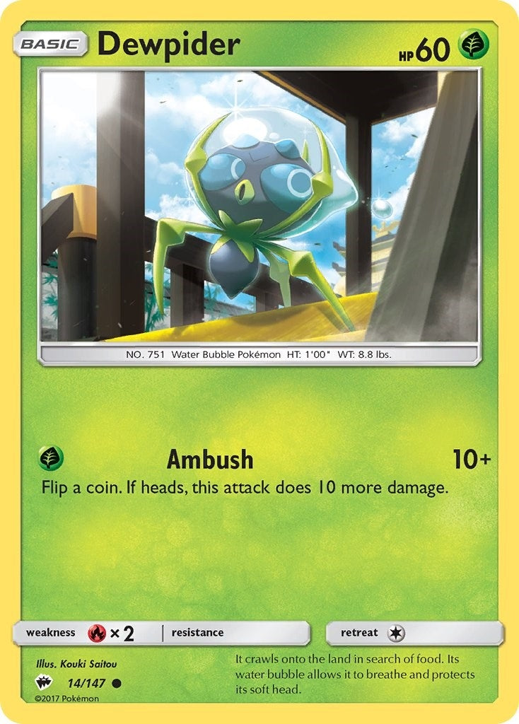 Image for Dewpider (14/147) - Pokemon
