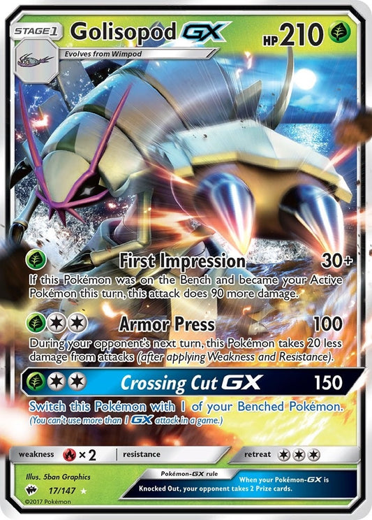 Image for Golisopod GX (17/147) - Pokemon