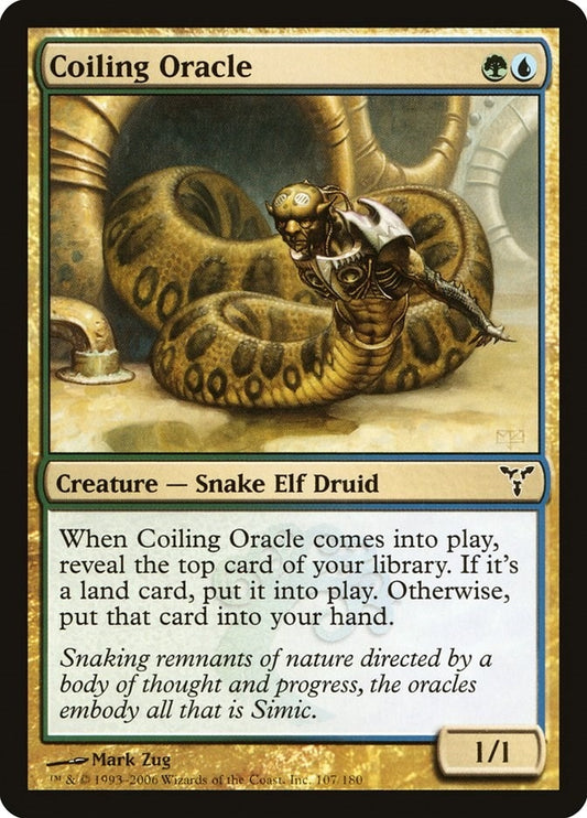 Image for Coiling Oracle (107) - Magic: The Gathering