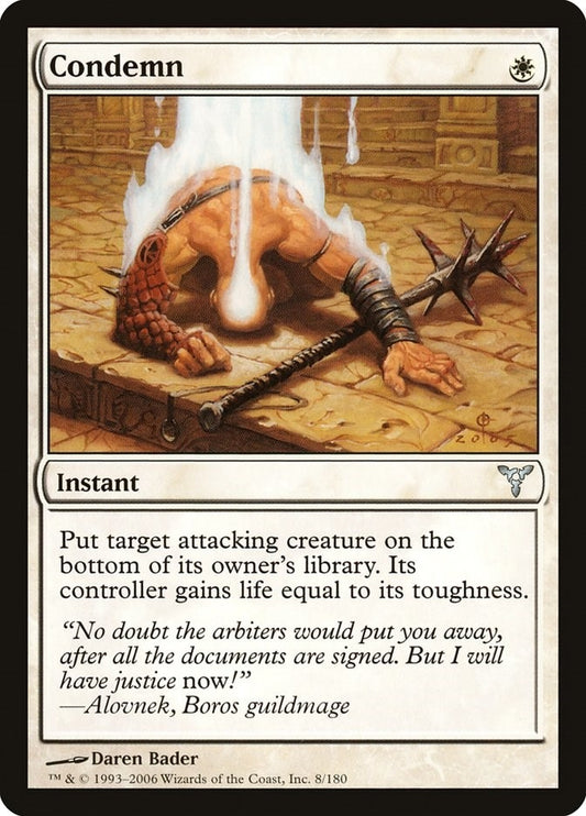 Image for Condemn (8) - Magic: The Gathering