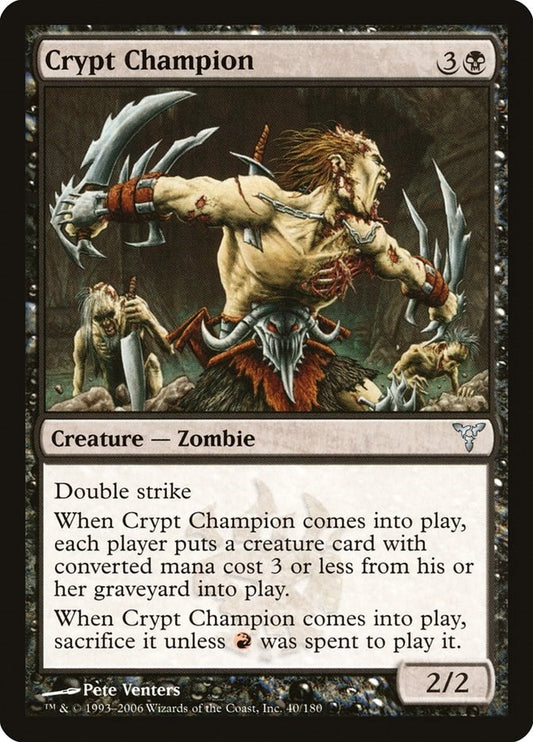 Image for Crypt Champion (40) - Magic: The Gathering