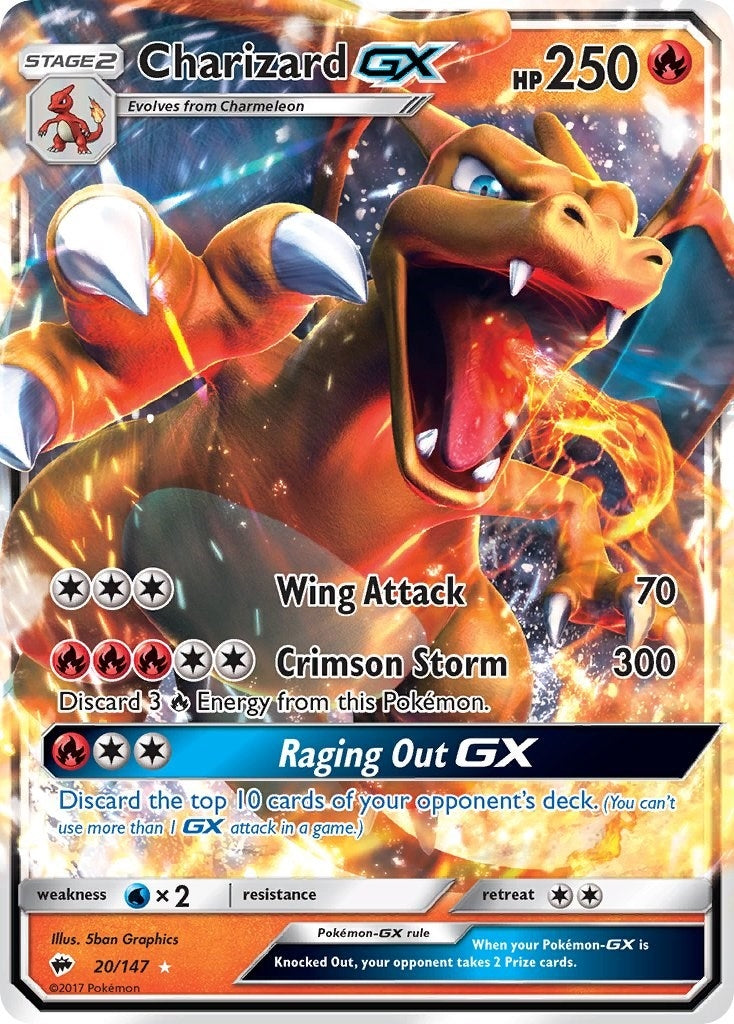 Image for Charizard GX (20/147) - Pokemon