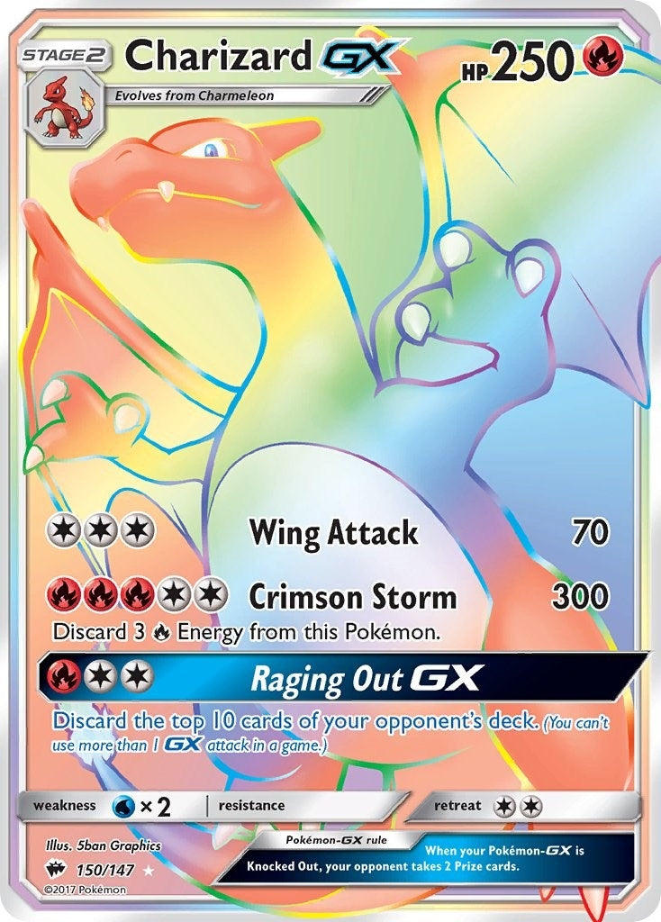 Image for Charizard GX (Secret) (150/147) - Pokemon