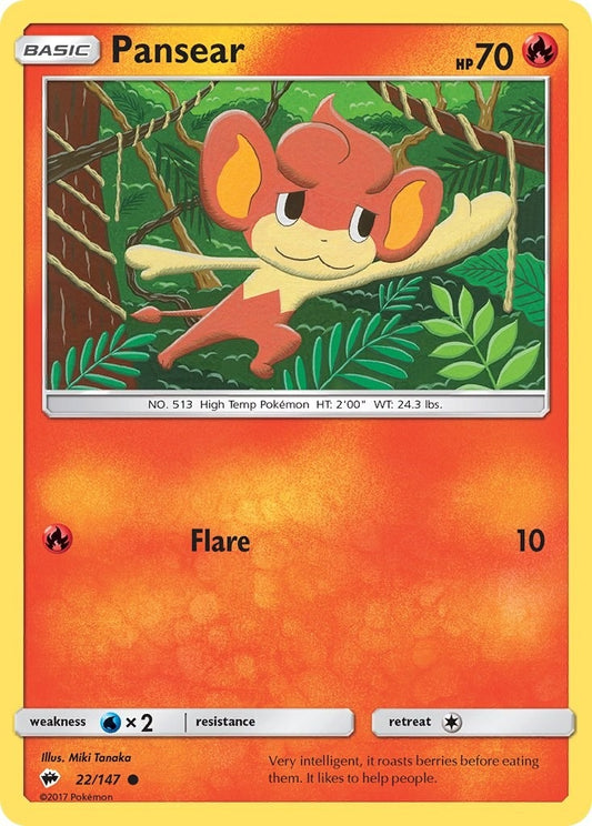 Image for Pansear (22/147) - Pokemon