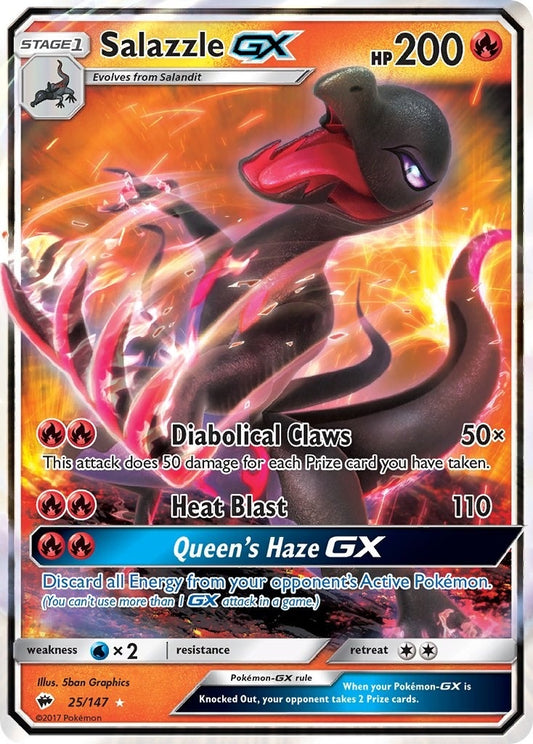 Image for Salazzle GX (25/147) - Pokemon