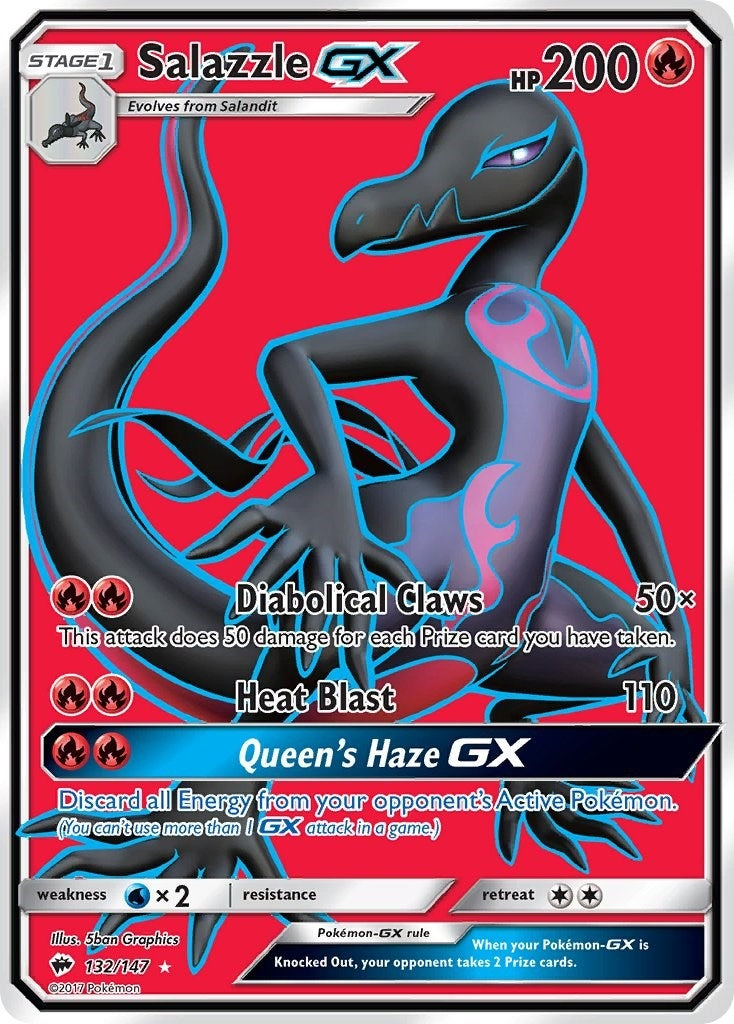 Image for Salazzle GX (Full Art) (132/147) - Pokemon