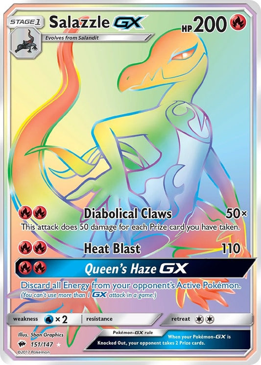 Image for Salazzle GX (Secret) (151/147) - Pokemon