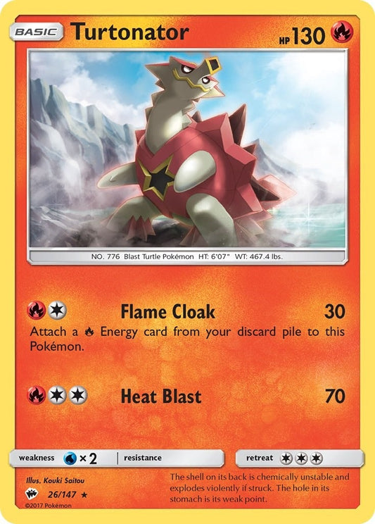Image for Turtonator (26/147) - Pokemon