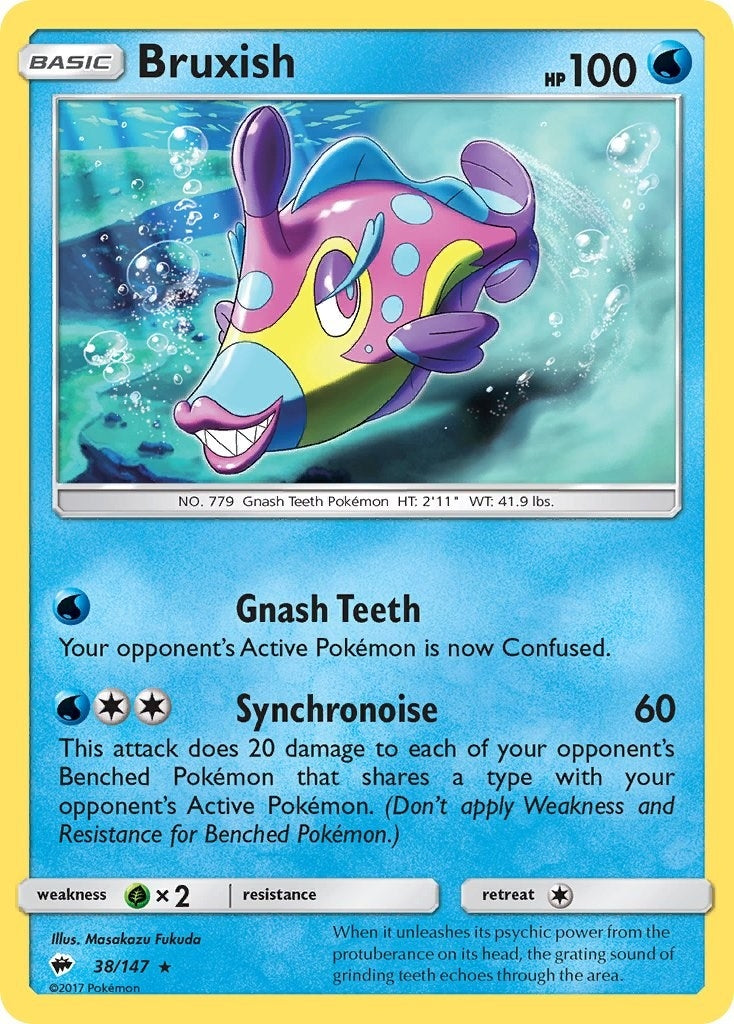 Image for Bruxish (38/147) - Pokemon
