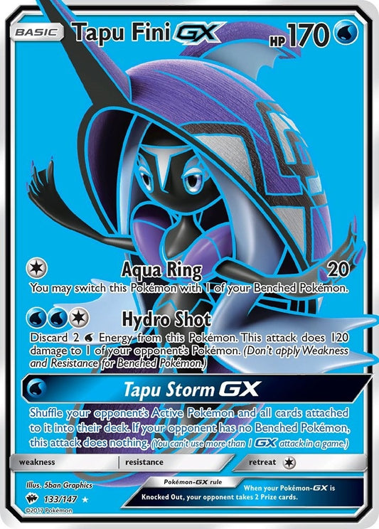 Image for Tapu Fini GX (Full Art) (133/147) - Pokemon