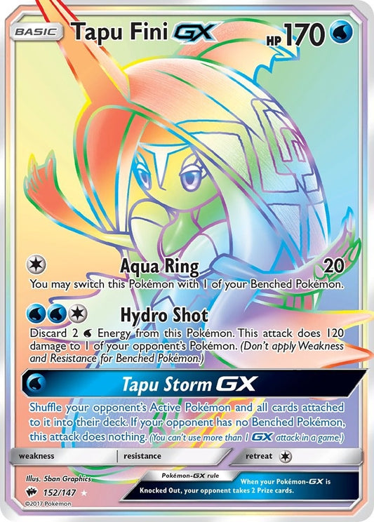 Image for Tapu Fini GX (Secret) (152/147) - Pokemon