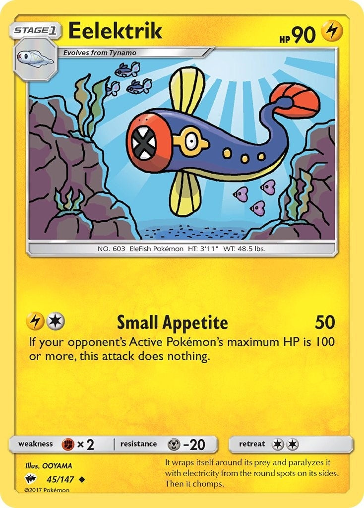 Image for Eelektrik (45/147) - Pokemon