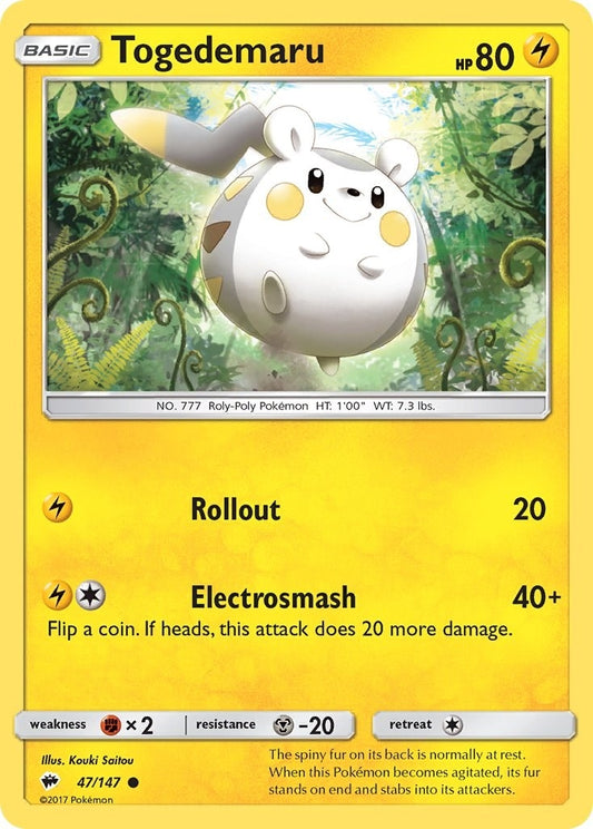 Image for Togedemaru (47/147) - Pokemon