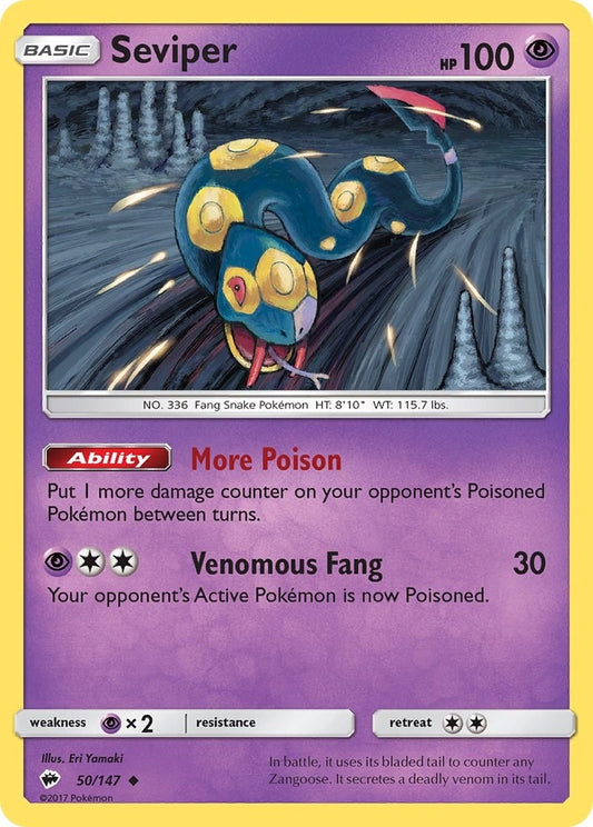 Image for Seviper (50/147) - Pokemon