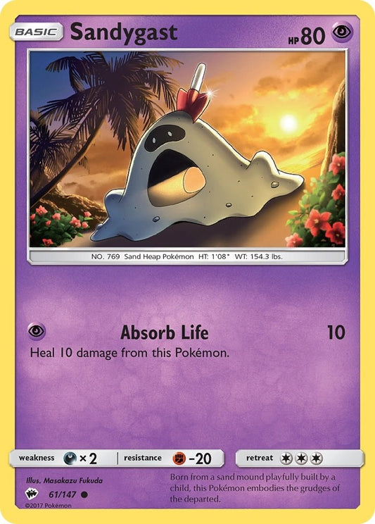 Image for Sandygast (61/147) - Pokemon